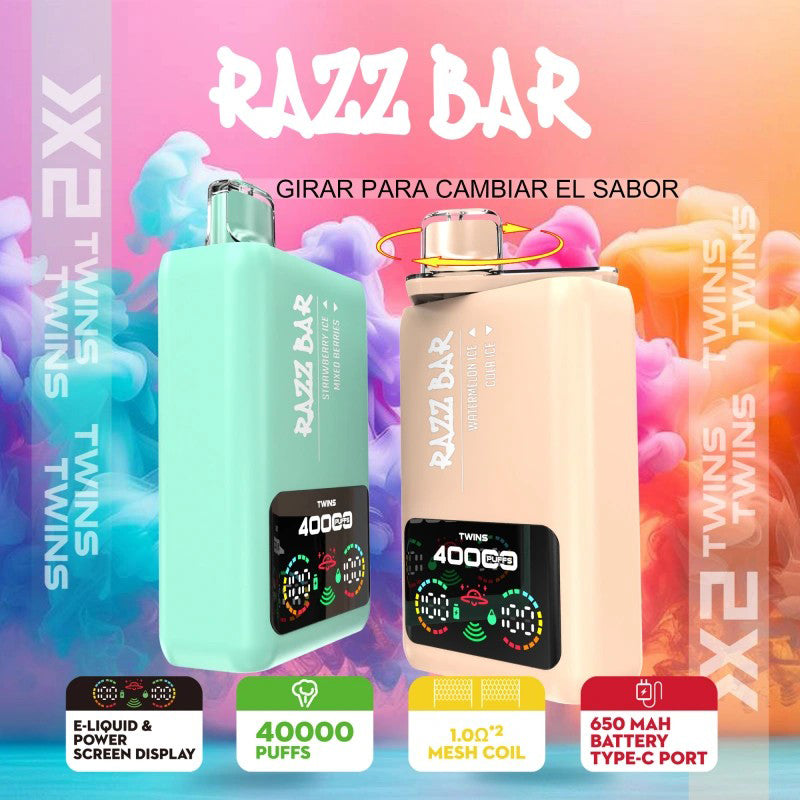Razz Bar Twins 40k - NubeNube.com